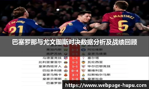 巴塞罗那与尤文图斯对决数据分析及战绩回顾